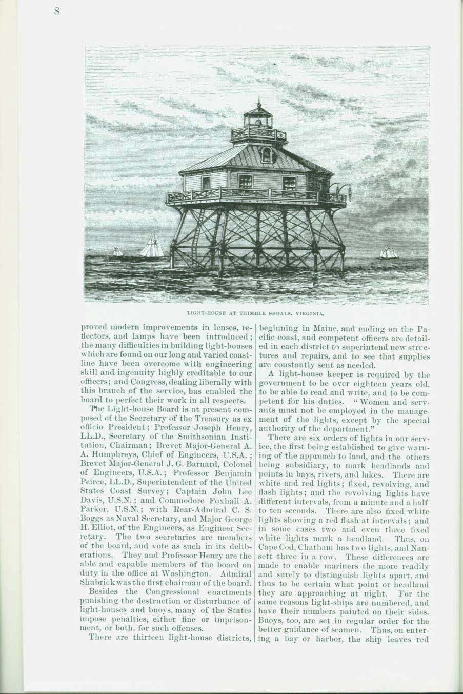 THE LIGHT-HOUSES OF THE UNITED STATES IN 1874. vist0086c